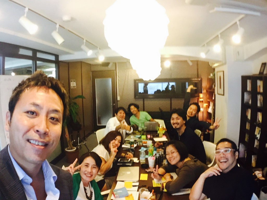 リーダー塾 第1期 第2回フォローアップ研修案内自撮り