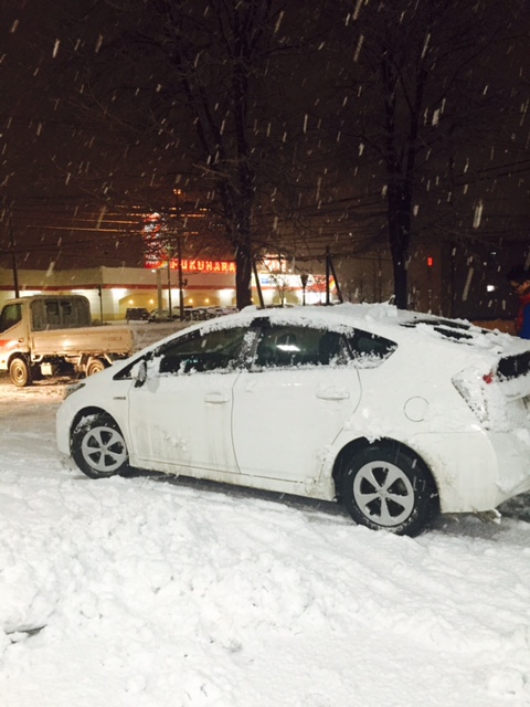 2015年 外は吹雪