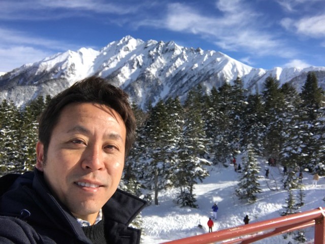 アルプス+自撮り